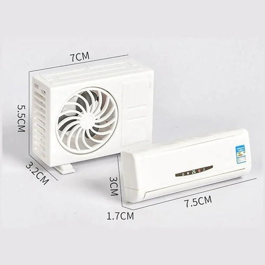 Miniature Ac Design Solar-Powered Car Air Freshener Diffuser